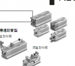 带气缓冲的SMC薄型气缸结构分析RDQB32-100