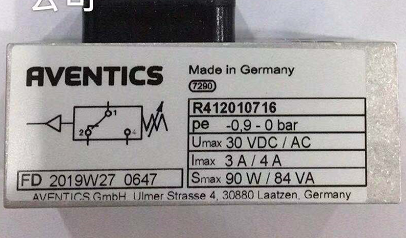 R4412010716 德国AVENTICS二位四通换向阀使用方法