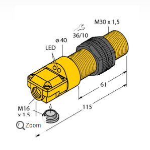 实际说明图尔克BI10-P30SR-VN4X2传感器