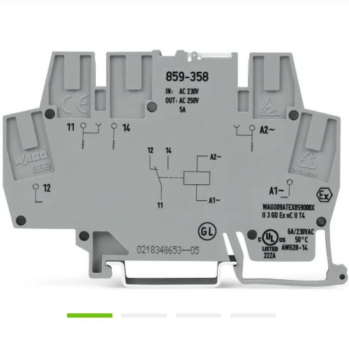 WAGO输入模块750-469结构材质